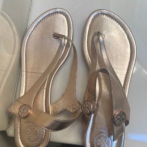 Rose gold Tory Burch Shoes!